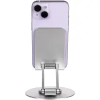 Подставка для смартфона Smartic, серебристая Подставка для смартфона Smartic, серебристая