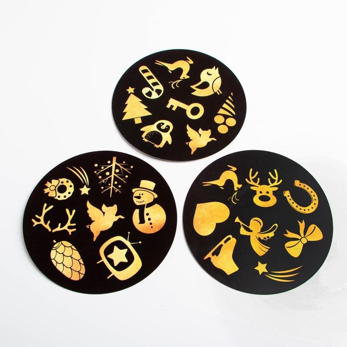 Новогодняя настольная игра &laquo;Дуббль. GOLD&raquo;, 55 карт