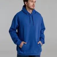 Толстовка с капюшоном Slam 320, ярко-синяя, размер S