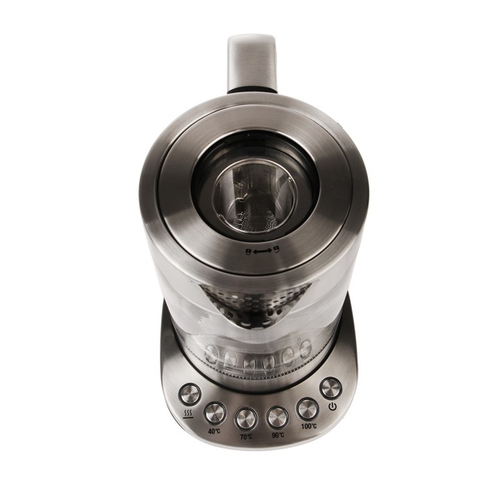 Чайник электрический Windigo LSK-1807, стекло, 1.7 л, 2200 Вт, регулировка t° Чайник электрический Windigo LSK-1807, стекло, 1.7 л, 2200 Вт, регулировка t°