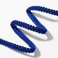 Тесьма декоративная &laquo;Шанель&raquo;, 8 мм, 10 &plusmn; 1 м, цвет синий