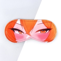 Маска для сна &laquo;Минами&raquo;, 19.3 х 9.5 см, цвет оранжевый