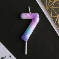 Свеча для торта, цифра &laquo;7&raquo;, 5,5 х 8 см.