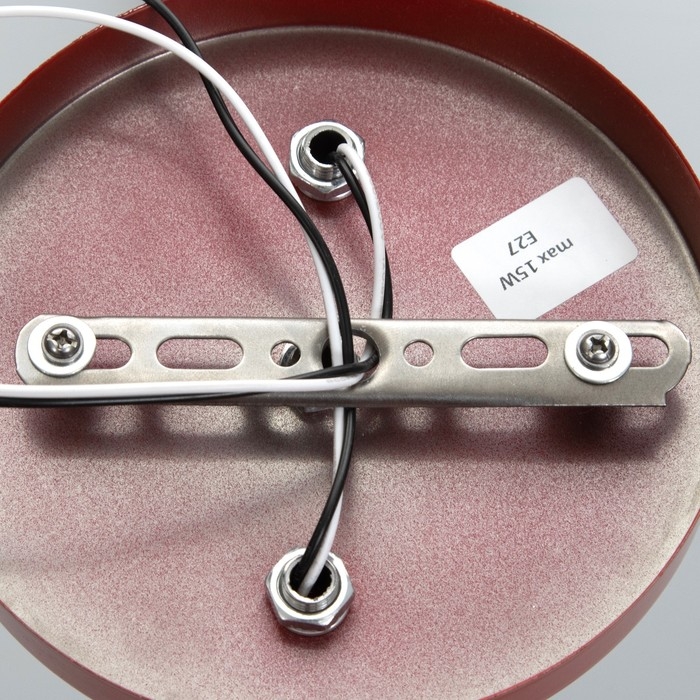 Люстра Люстра "Онлайн" (цил.) 2х15Вт Е27 МОДЕЛЬ:BR 00285 красный 50х15х15см