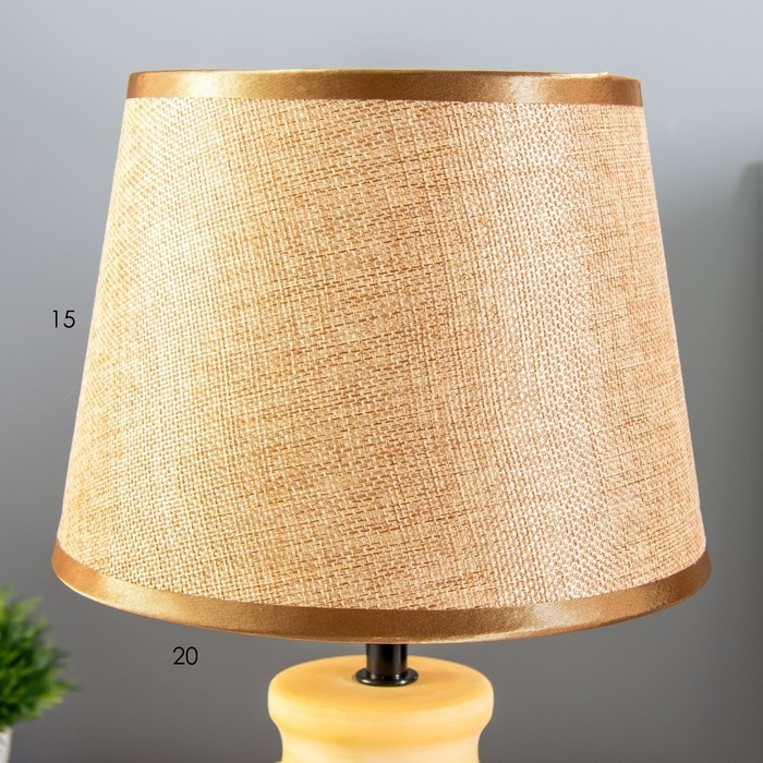 Настольная лампа "Элой" Е14 40Вт оранжевый 20х20х33см RISALUX