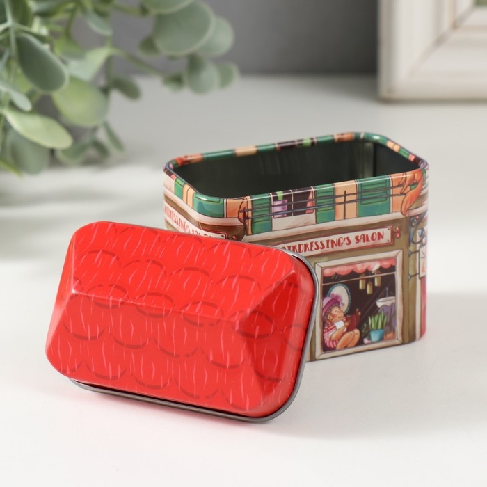 Шкатулка металл Шкатулка металл "Магазинчик" МИКС 4,2х6,7х5,5 см