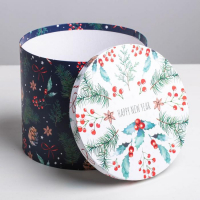 Набор подарочных коробок 5 в 1 &laquo;Европейский&raquo;, 13 х 14‒19.5 х 22 см, Новый год