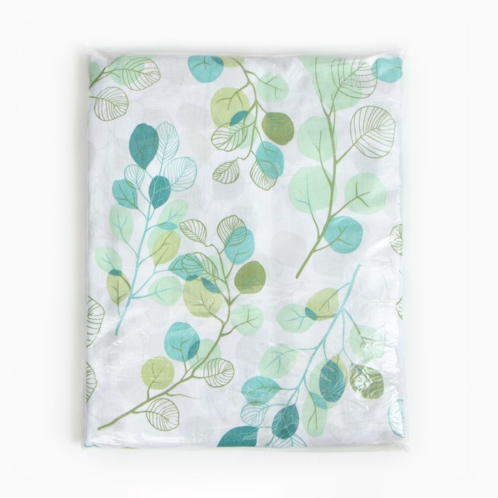 Пододеяльник 1,5 сп Экономь и Я "Эвкалипт", 147х210&plusmn;3, 100% хлопок, бязь, 120 гр/м