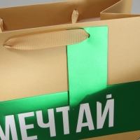 Пакет подарочный, упаковка, &laquo;Мечтай&raquo;, ML 23 х 27 х 11.5 см