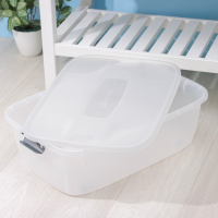 Бокс универсальный на колёсиках, 32 л, 60×40×19 см, цвет МИКС Бокс универсальный на колёсиках, 32 л, 60×40×19 см, цвет МИКС