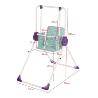 Качели детские напольные &laquo;Малыш. Фея&raquo;, цвет фиолетовый