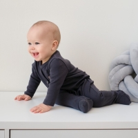 Комбинезон детский MINAKU, цвет графитовый, рост 62-68 см