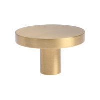 Ручка-кнопка CAPPIO, d=33 мм, h=20 мм., латунь, цвет золото Ручка-кнопка CAPPIO, d=33 мм, h=20 мм., латунь, цвет золото