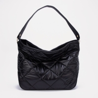 Сумка-мешок на молнии, цвет чёрный Сумка-мешок на молнии, цвет чёрный