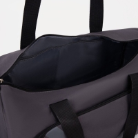 Сумка спортивная на молнии, отдел для обуви, наружный карман, средний размер, цвет серый Сумка спортивная на молнии, отдел для обуви, наружный карман, средний размер, цвет серый