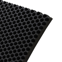 Коврик eva универсальный Grand Caratt, Соты 140 х 66 см, черный Коврик eva универсальный Grand Caratt, Соты 140 х 66 см, черный