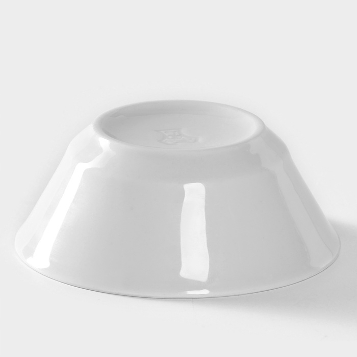 Пиала фарфоровая «Бельё», 200 мл, d=11,2 см, цвет белый Пиала фарфоровая «Бельё», 200 мл, d=11,2 см, цвет белый