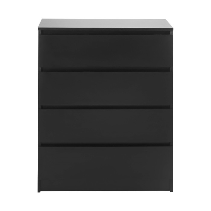 Комод с 4 ящиками Мадера, 800х420х1000, Черный