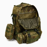 Рюкзак тактический "Storm tactic" мужской, стропы MOLLE, подсумки, 50 л, камуфляж мох Рюкзак тактический "Storm tactic" мужской, стропы MOLLE, подсумки, 50 л, камуфляж мох
