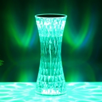 Настольная лампа с ПДУ "Кристалл" LED 16 цветов RGB сенсорная USB 8x8x19 см RISALUX Настольная лампа с ПДУ "Кристалл" LED 16 цветов RGB сенсорная USB 8x8x19 см RISALUX