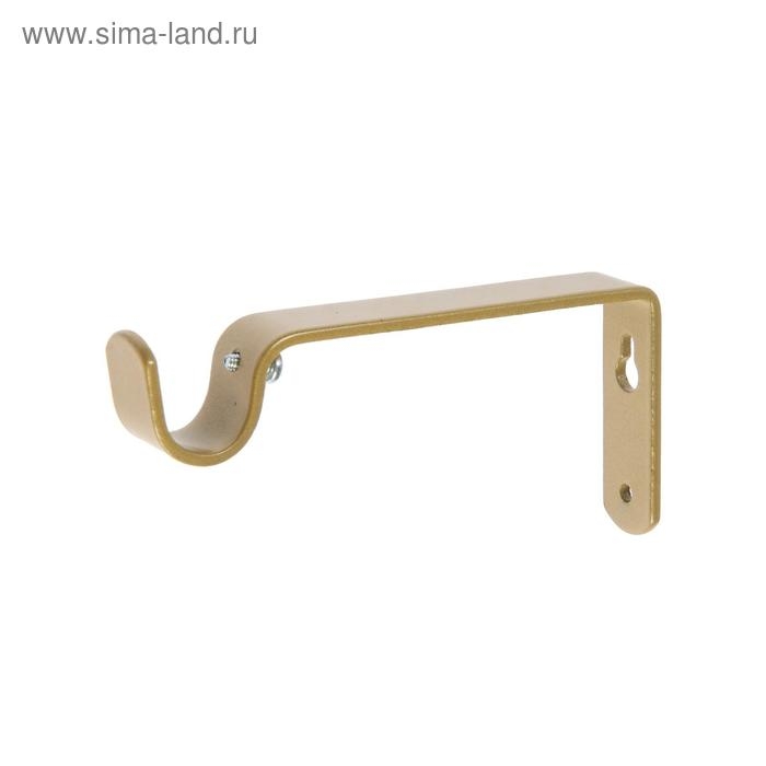 Кронштейн для карниза D20 однорядный 12 см, цвет золото Кронштейн для карниза D20 однорядный 12 см, цвет золото