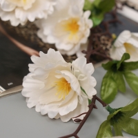 Цветы искусственные "Пионы древовидные" 70х6 см, белый Цветы искусственные "Пионы древовидные" 70х6 см, белый