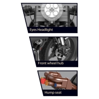 Конструктор Техно &laquo;Городской мотоцикл&raquo;, 395 деталей