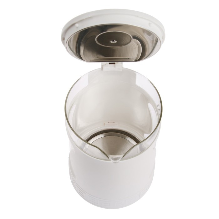 Чайник электрический Econ ECO-1505KE, 1500 Вт, стекло, 1.5 л, белый Чайник электрический Econ ECO-1505KE, 1500 Вт, стекло, 1.5 л, белый