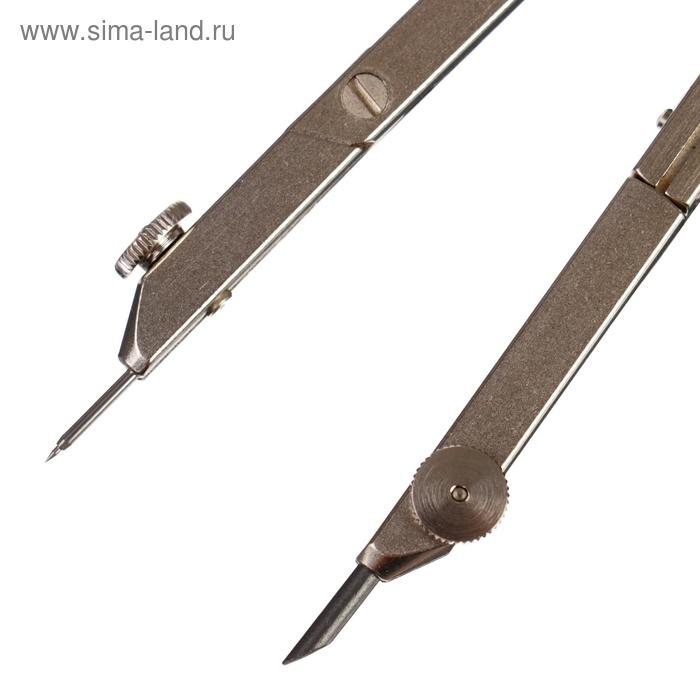 Циркуль металлический Koh-I-Noor 6541, 122 мм серебристый, прозрачный футляр, европодвес Циркуль металлический Koh-I-Noor 6541, 122 мм серебристый, прозрачный футляр, европодвес