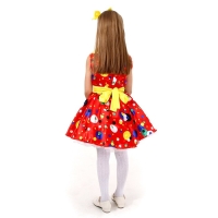 Карнавальный костюм «Стиляги 1», платье красное в горох, повязка, р. 36, рост 140 см Карнавальный костюм «Стиляги 1», платье красное в горох, повязка, р. 36, рост 140 см