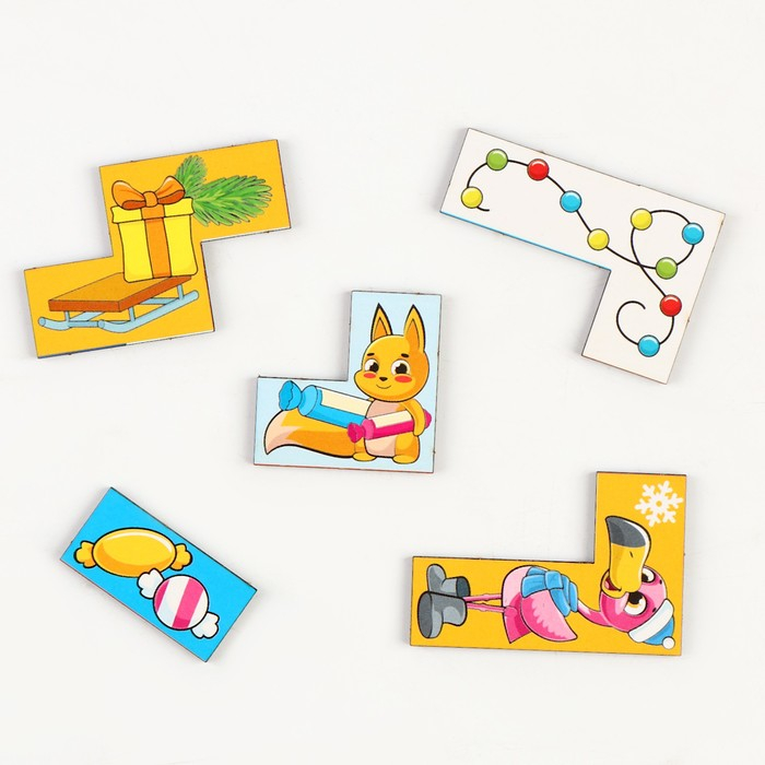 Новогодняя головоломка. Тетрис &laquo;Новый год! Любимый праздник&raquo;