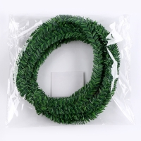 Новый год! Проволока для поделок и декора &laquo;Хвоя&raquo;длина &mdash; 5 м, диаметр &mdash; 2 см, цвет зелёный