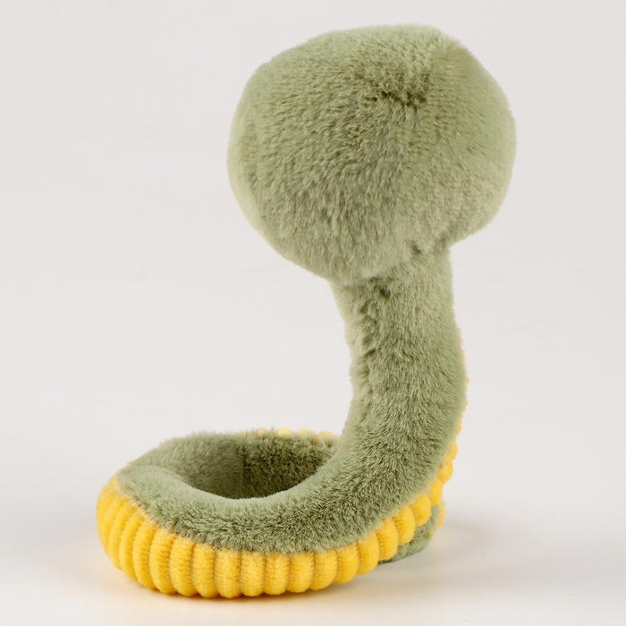 Мягкая новогодняя игрушка &laquo;Змея&raquo;, зелёный