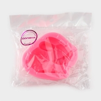 Молд Доляна &laquo;Зайчик&raquo;, силикон, 9,5&times;8&times;3 см, цвет розовый