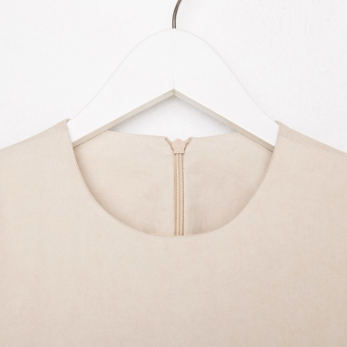 Платье для девочки MINAKU цвет бежевый, размер 128 Платье для девочки MINAKU цвет бежевый, размер 128