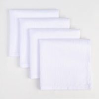 Набор салфеток с пропиткой ВГМО Этель Lines 45*45см-4шт., цв.белый, пл.192 г/м2