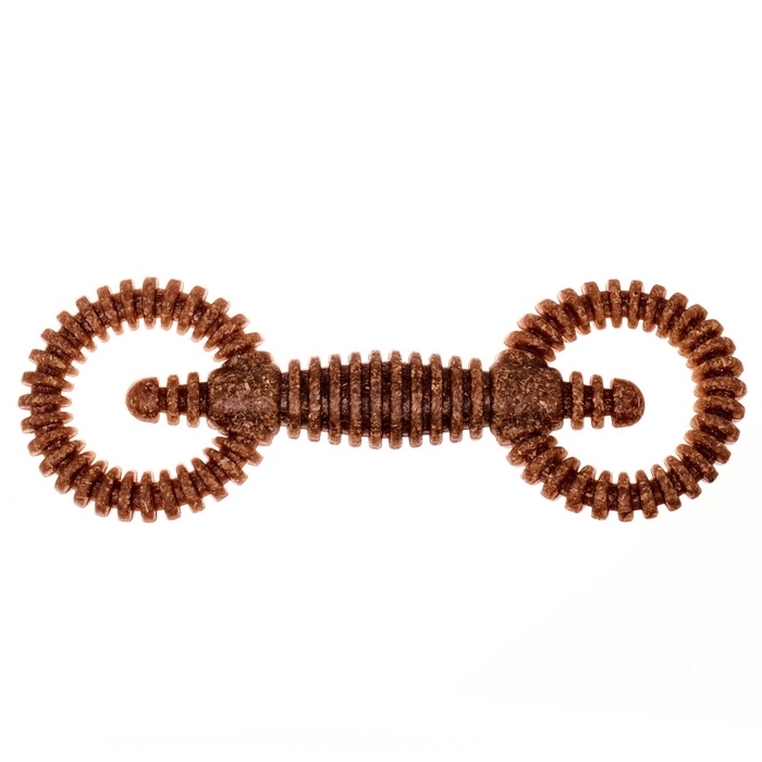 Игрушка для собак жевательная со ароматом корма «2 кольца», 16 х 5 см Игрушка для собак жевательная со ароматом корма «2 кольца», 16 х 5 см