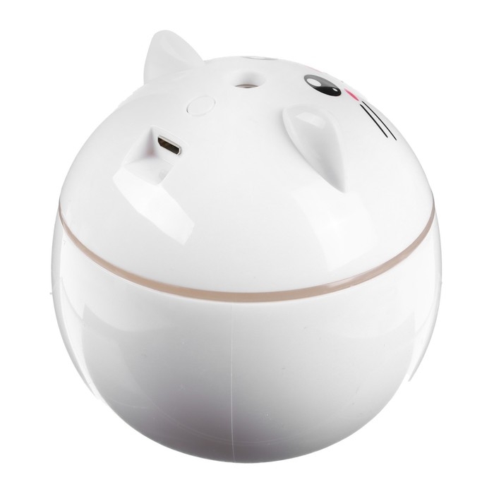 Увлажнитель HM-16 Увлажнитель HM-16 "Котенок", ультразвуковой, 0.23 л, 2 Вт, подсветка, USB ( в комп-те)