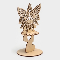 Салфетница деревянная &laquo;Волшебница&raquo;, 21&times;12&times;11 см