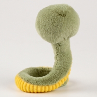 Мягкая новогодняя игрушка &laquo;Змея&raquo;, зелёный