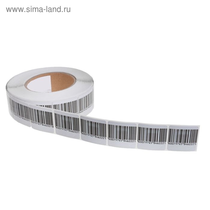 Этикетка радиочастотная «Штрих-код» 4×4, рулон 1000 шт. Этикетка радиочастотная «Штрих-код» 4×4, рулон 1000 шт.