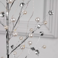 Фигура светодиодная "Капли росы" 55x30x3 см, 20 LED, CR2032x2 (в компл.), свечение тёплое белое