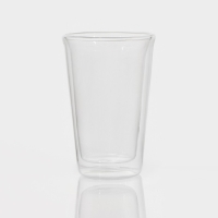 Стакан стеклянный с двойными стенками &laquo;Марте&raquo;, 350 мл