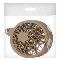 Заготовки для творчества на новый год &laquo;Шары со снежинками&raquo;, 5 шт