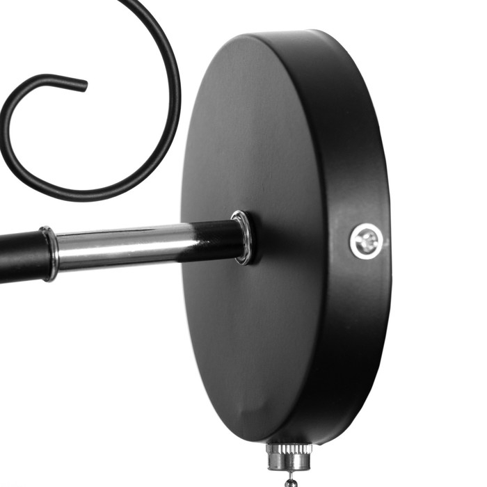 Бра 2730/1 E27 40Вт черно-хромовый Бра 2730/1 E27 40Вт черно-хромовый