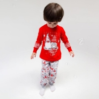 Пижама детская, цвет красный, рост 98 см Пижама детская, цвет красный, рост 98 см