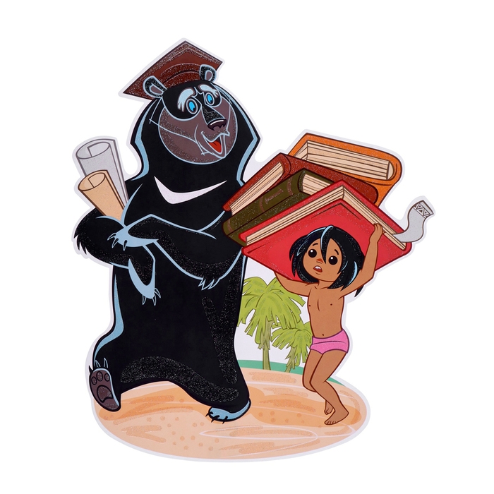 Набор для оформления Набор для оформления "Персонажи из любимых мультфильмов" 7 деталей, А3