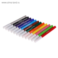 Фломастеры 12 цветов Гамма "Малыш", утолщенные, смываемые Фломастеры 12 цветов Гамма "Малыш", утолщенные, смываемые