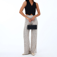 Сумка-клатч, отдел на клапане, цвет чёрный