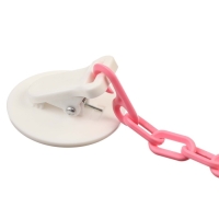 Соска - пустышка латексная классическая &laquo;Наша доченька&raquo;, от 0 мес., с держателем, цвет розовый